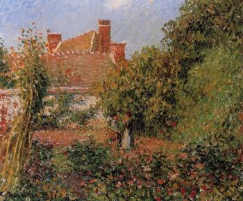 卡米耶 畢沙羅 Kitchen Garden in Eragny, Afternoon 卡米耶 畢沙羅 Kitchen Garden in Eragny, Afternoon